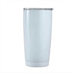 20oz Stainless Steel Car Cup Double Wall Insulated Tumbler Portable Thermal Cup <b>for</b> Vehicle and Outdoor Use - Product Image 4