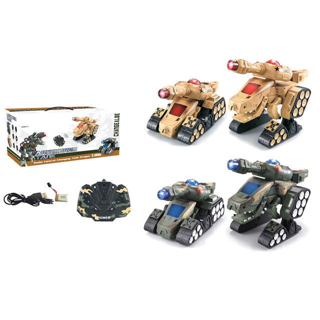 JiaQi New Toy Eclectic Robot tank Toy Transformation Robot Tank Toy