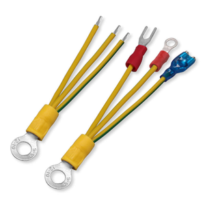 OT-Ringkabelschuh mit Nylonisolierung und UL1015 10AWG PVC-Kabel für Motorrad- und Elektronikanwendungen - Product Image 2