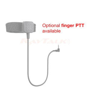 El Micrófono de Contacto se Sujeta al Cuello Debajo de la Laringe y se Conecta al Micrófono del Walkie-Talkie Kenwood - Product Image 5