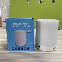 Lámpara de Noche con Control Táctil, Cambio de Color RGB, Altavoz, BT5.2, Reproductor de Tarjetas TF, Portátil, para Colgar Junto a la Cama, Recargable, con Audio