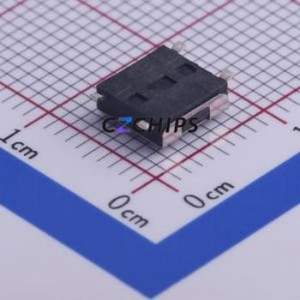 STP-1125B Tactile Switch SMD,6.2x6.2mm Switch Single Pole Single Throw Round Button 1.6N Vertical Mount - Product Image 2