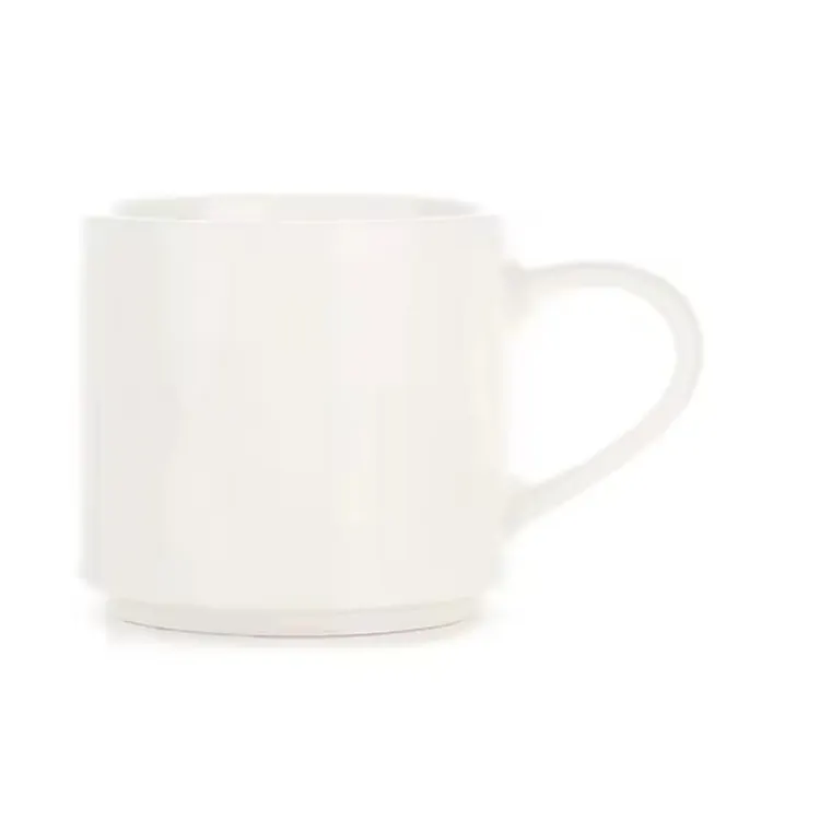 Customized Logo Simple Style Coffee Mug Modernism Ceramic Blank with Handle Insulated Mugs