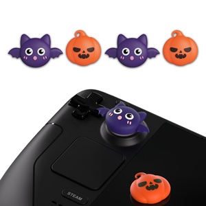 PlayVital Custom Halloween Silicone Cover Joystick Analog Stick Thumbstick Cover Cases <b>Grips</b> Caps for Steam Deck - Product Image 3