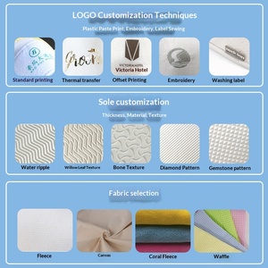 Nouvelle Saison – Chaussons d'<span class=keywords><strong>Hôtel</strong></span> Spéciaux en Coton Blanc Jetables, Grande Taille, Semelle Épaissie Antidérapante, Confortables et Luxueux - Product Image 6