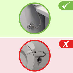 Bidet WC, jet pour WC eau froide blanc (non électrique) KMINA K30011 - Product Image 4
