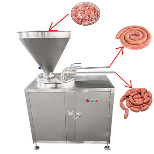 Embutidora De Chorizos 商用香肠填充机 易于操作的气压灌肠器和香肠扭绞机 - Product Image 1