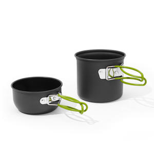 Ensemble de cuisine portable ultraléger pour l'extérieur, pot antiadhésif 1-2L, réchaud, équipement de cuisine pour le camping, la randonnée et les voyages - Product Image 5