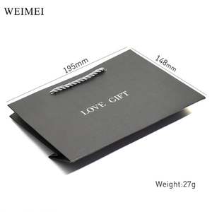 WEIMEI sac de rangement de bijoux en cuir PU pour bague collier et boucle d'oreille cadeau - Product Image 6