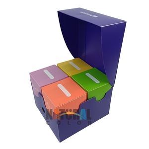 Custom Size Recycled Materials Plastic Card Packing Case Board Wgame Foldable Storage Deck Box