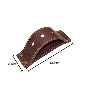 Portalápices Adhesivo de Escritorio para Estudiantes, Portalápices Multifuncional de Cuero Genuino Retro, Caja de Almacenamiento para Lápices, Regalo, Personalizable - Product Image 5