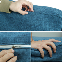 Remplacement de coussins de canapé enveloppés de rembourrage en polyester, inserts de coussin de canapé personnalisés