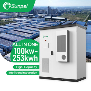 ระบบจัดเก็บพลังงานแสงอาทิตย์แรงดันสูง Sunpal BESS 30kW 40kW 50kW 100kWh พร้อมแบตเตอรี่ - Product Image 1