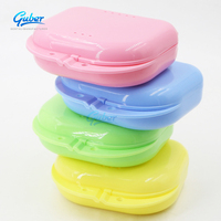 Boîte de rangement pour aligneurs orthodontiques Guber avec option miroir et logo personnalisé