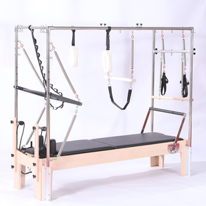[Qualité professionnelle] Reformer de Pilates en bois d'érable pour studio de yoga, salle de sport, <span class=keywords><strong>club</strong></span> LW-WM001CR - Product Image 1