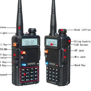 Radio bidirectionnelle Baofeng UV-5R 8W UHF VHF double fréquence, portable, analogique, talkie-walkie, station BFUV-5R - Product Image 4