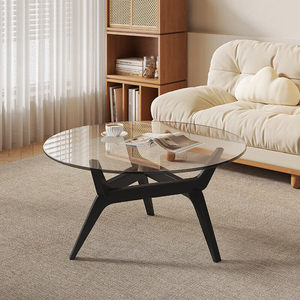 Mesa de Centro Moderna de Madera Sólida para Sala de Estar, Diseño Minimalista, Duradera, Fácil de Armar, Mueble para el Hogar - Product Image 3