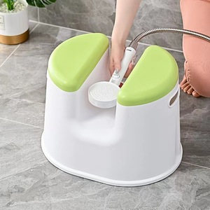 Bathroom <b>Stool</b> For Home Use 31x34.5x42.5cm <b>Plastic</b> With Non Slip Seat For Pregnant Women Elderly Adults - Product Image 5