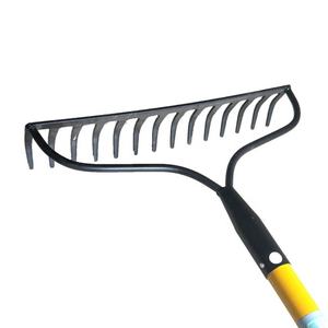 Tête de râteau de jardin en acier au carbone, 14 dents, râteaux agricoles - Product Image 4