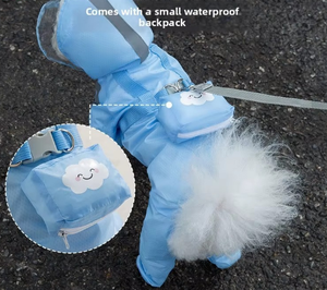 ODM – Nouveaux sweats à capuche imperméables et écologiques à quatre pattes pour petits chiens (Bichon) – Collection Hiver Classique - Product Image 5