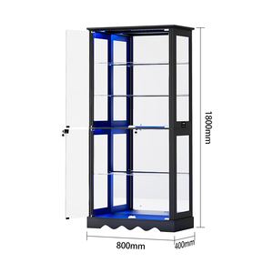 Đầy đủ tầm nhìn khói bán buôn <span class=keywords><strong>Glass</strong></span> Showcase đồ chơi cửa hàng trò chơi cửa hàng cao hiển thị tủ cửa hàng hiển thị - Product Image 2