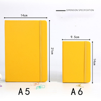 Carnet promotionnel personnalisé avec logo A5 A6 avec sangle élastique, journal en PU, carnet de notes, bloc-notes, carnet en cuir PU