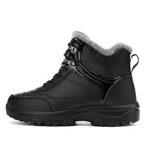 Botas de Nieve para Hombre, para Invierno, para Personas de Mediana Edad, Gruesas, Resistentes al Frío, Forradas de Algodón, Cálidas, Impermeables, Antideslizantes, con Suela de Tendón de Res - Product Image 6