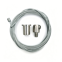 Pince à câble en nickel bidirectionnelle Pince à câble en cuivre Pince à câble en fil métallique Clips de verrouillage