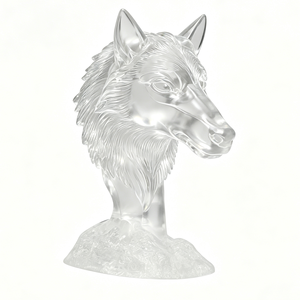 Prototipos de Resina de Policarbonato Transparente para Impresión 3D, Fabricante de Estatuas de Animales de Plástico de Alta Claridad, MOQ 1 Pieza - Product Image 1