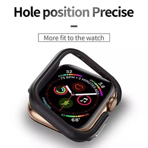 Parachoques de Metal ultrafino de aleación de aluminio de alta calidad + funda protectora completa de vidrio templado para <span class=keywords><strong>Apple</strong></span> <span class=keywords><strong>Watch</strong></span> Series 7 6 <span class=keywords><strong>Se</strong></span> 45mm 41mm - Product Image 6