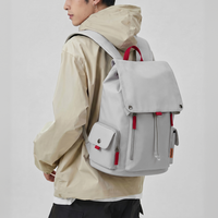 Sac à dos léger en Oxford avec cordon, pour ordinateur portable, idéal pour les voyages, les étudiants et les activités de plein air