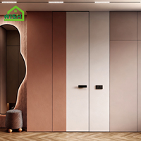 Cat Tembok Modern Tak Terlihat Desain Tersembunyi Bingkai Komposit Berkualitas Tinggi Peredam Suara MDF Untuk Interior Villa Hotel Ruang Tamu