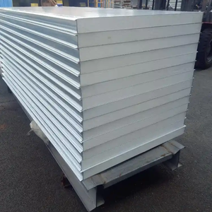 Gray Eps Sandwich Panel 100mm <strong>Foam</strong> <strong>Cored</strong> Sandwich Panel Wall House Roof Steel Sandwich Panel <strong>for</strong> Construction <strong>Material</strong> - Product Image 2