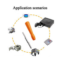 Tournevis de sécurité double embout 2-en-1 pour consoles Nintendo NGC/SFC/N64/SEGA/GameBoy NES SNES, compatible avec GameCube