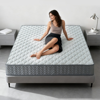 Matelas à ressorts ensachés silencieux King Queen Size, best-seller d'usine, pour hôtel, de qualité supérieure et neuf