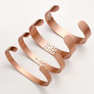Bracciale a Polsino Unisex Personalizzato con Nome Inciso, Regolabile Magnetico, Placcato in Rame Antico e Oro Rosa, Vendita all'Ingrosso - Product Image 2