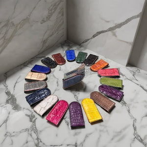 Wholesale Custom Brand logo Genuine Crocodile Leather Money Clip Made in Vietnam Money Holder Gift For Him Men <b>Wallet</b> - Product Image 2