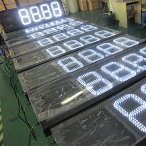 Panneaux d'affichage LED numériques pour stations-service à 7 segments, les plus vendus, avec télécommande RF IP65 sur pylône - Product Image 3