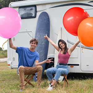 Globo Meteorológico Profesional de 72, 96 y 120 Pulgadas, Globo Meteorológico Gigante Inflable de Látex de 300g de Altura - Product Image 2