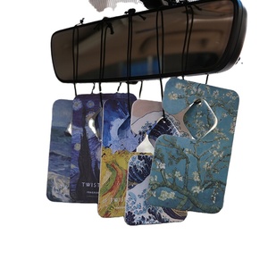 <span class=keywords><strong>D</strong></span>ésodorisant de voiture en papier de luxe avec logo personnalisé Conception et logo personnalisés - Product Image 3
