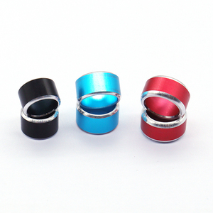 New Bounded aluminium <span class=keywords><strong>Bird</strong></span> <span class=keywords><strong>Leg</strong></span> <span class=keywords><strong>Bands</strong></span> Straight 4-9 MM anello in metallo spesso personalizzato per piccioni di pollo pappagalli fascia per piedi in alluminio - Product Image 2