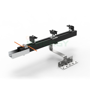Kit de montage de <span class=keywords><strong>panneau</strong></span> <span class=keywords><strong>solaire</strong></span> au détail <span class=keywords><strong>fixation</strong></span> de toit de 1-4 panneaux pour toit de tuiles Mini support de montage de centrale électrique - Product Image 2