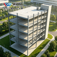 Structure de stationnement en acier multi-niveaux sur mesure à grande échelle pour les terminaux aéroportuaires avec structure à longue portée et accès par rampe