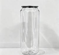 Fabrieksflessen van 250ml, 330ml, 375ml, 500ml met trekring, plastic flessen voor fruitsap, frisdrank, bier, plastic potjes met trekring, PET-blikjes