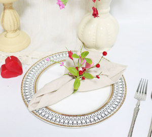 DAMAI Valentine's Day Wedding <b>Birthday</b> Romantic and Elegant <b>Table</b> Decoration Bubble Flower Shaped Napkin Ring - Product Image 4