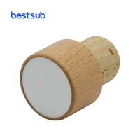 Bestsub Wholesale Custom Flessen Gebruik Houten Kurk Wijn Stopper En Champagne Kurk Voor Wijn En Bier
