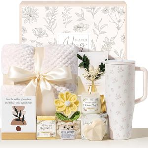 Coffret cadeau vert pour femmes, coffret spa relaxant avec gobelet, cadeaux d'anniversaire pour maman, amie, sœur - Product Image 4