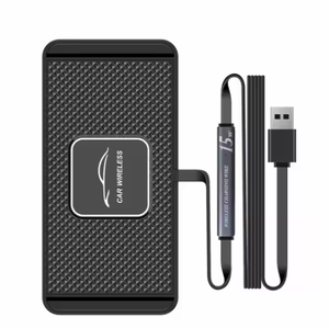 Sạc không dây ô tô giá sỉ 15W, đế sạc không trơn trượt, sạc nhanh cho điện thoại không dây trên ô tô, dành cho Android và iPhone 16 Pro - Product Image 1