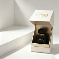 Boîte à parfum en carton haut de gamme, élégante, avec un design premium pour une présentation et un emballage luxueux, idéale pour offrir en cadeau.