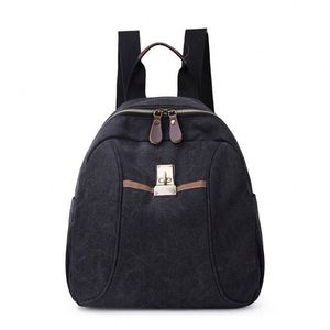 BSCI Factory Wholesale Specially High Density Thick Canvas laptop <b>Backpack</b> Rucksack - Product Image 5